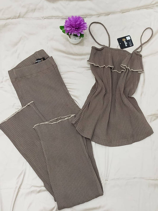 pyjama 2 pièce top et pantalon